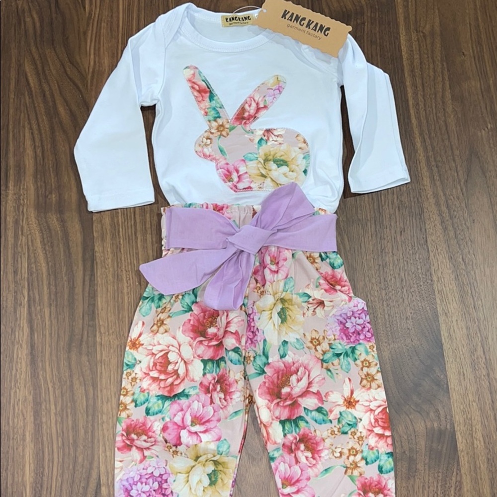 Easter bodysuit and pant set